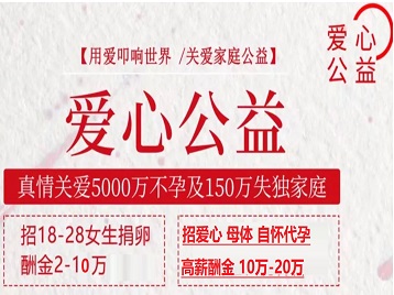 张家口捐卵助孕生子 爱心志愿者招募